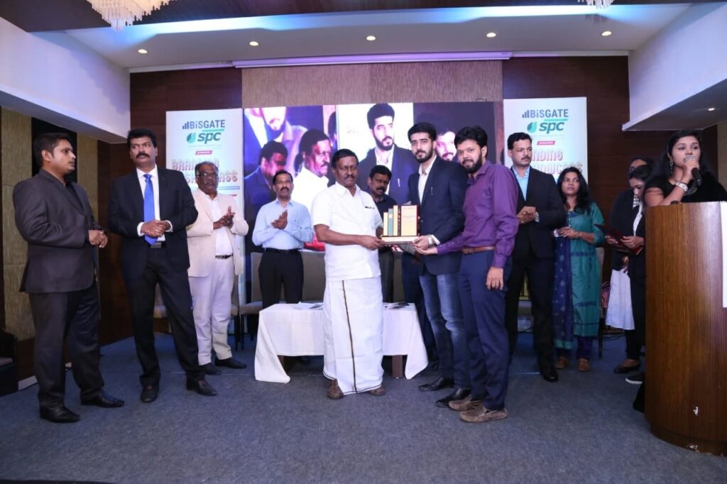 Skywell receives Kerala emerging brand award in 2019 2 Skywell Aqua Solutions award presentation featuring company representatives and Kerala Legislative Assembly Deputy Speaker
