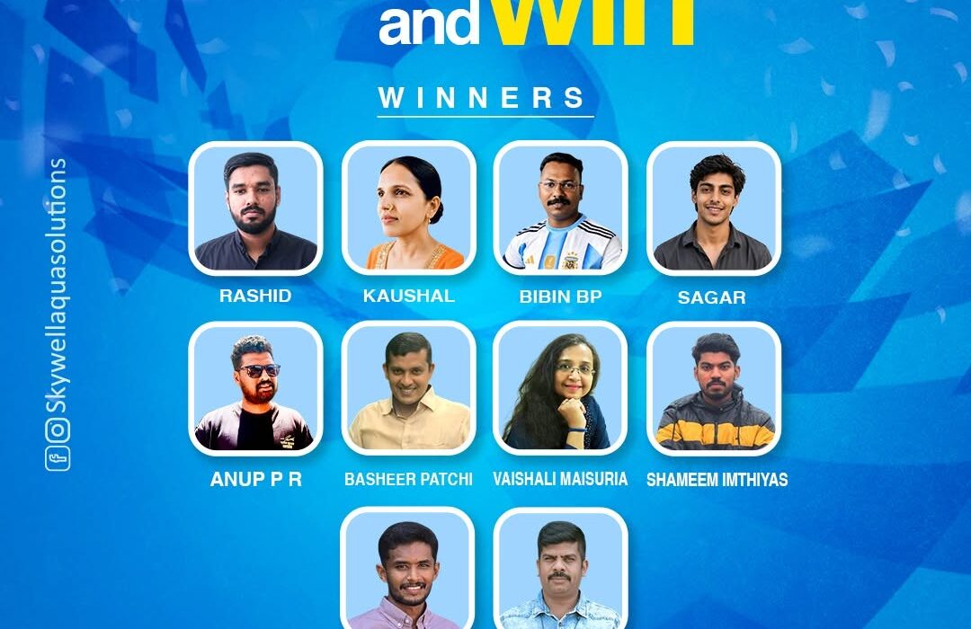 Winners of the Skywell Aqua Solutions 2026 football Predict and Win Contest