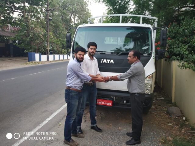 TATA ULTRA 1014 vehicle associated with Skywell’s supply operations.